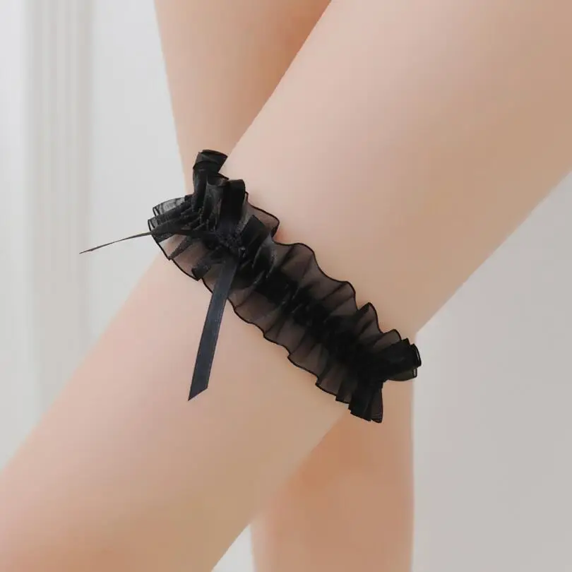 Gothic Punk Leather Garter - 11 Gothic Punk Leather Garter - 11
