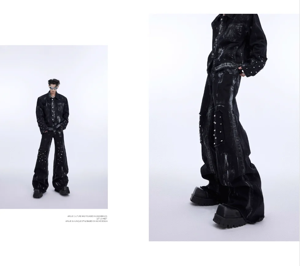 Grunge Cyberpunk Cargo Pants - 8