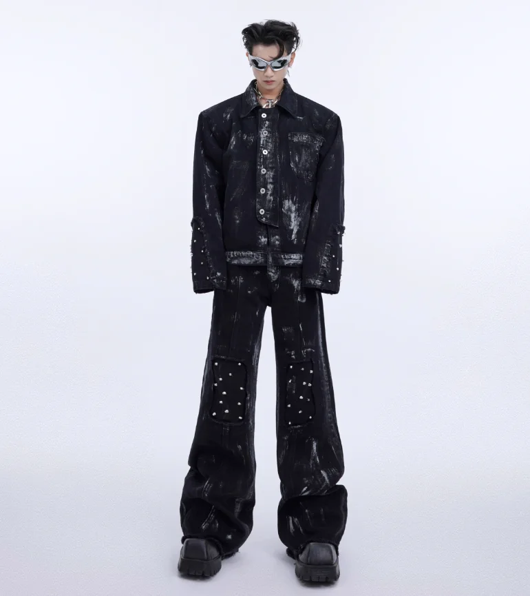 Grunge Cyberpunk Cargo Pants - 3