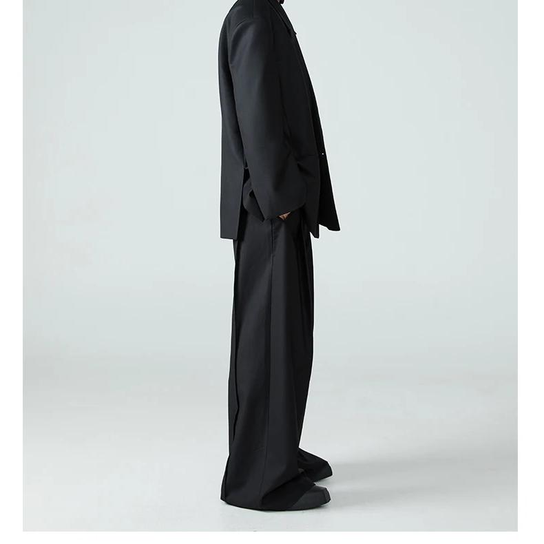 Dark Academia Wide-Leg Trousers - 7