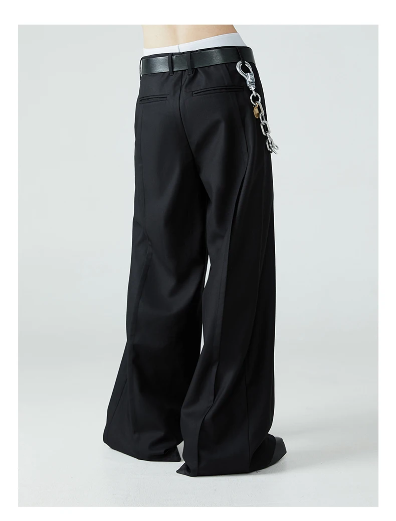 Dark Academia Wide-Leg Trousers - 17