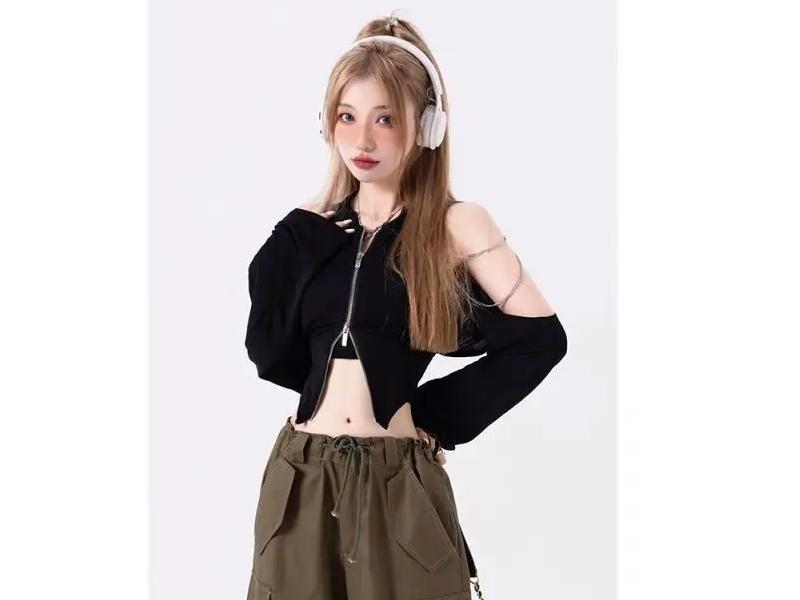 Techwear E-Girl Aesthetic T-Shirt - 3