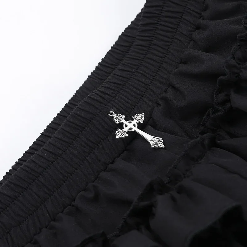 Gothic Lolita Ruffle Skirt - 16