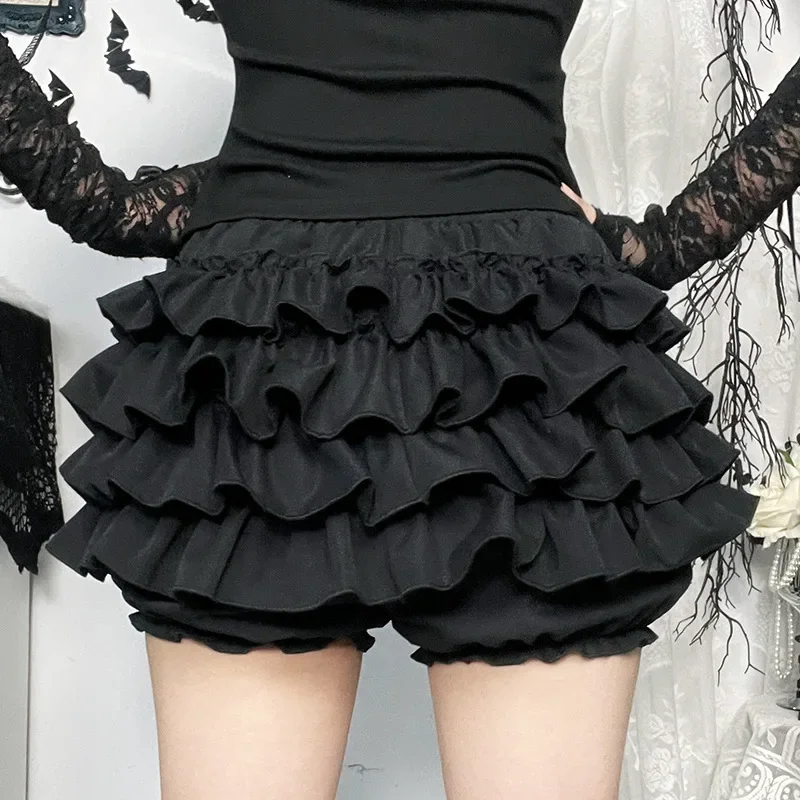 Gothic Lolita Ruffle Skirt - 7