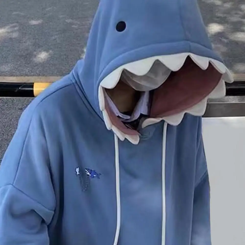 Kawaii Streetwear Shark Hoodie - 2
