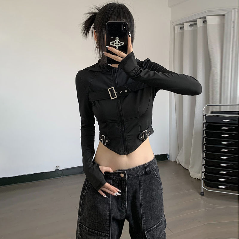 Techwear Cyberpunk Cropped Jacket - 5 Techwear Cyberpunk Cropped Jacket - 5