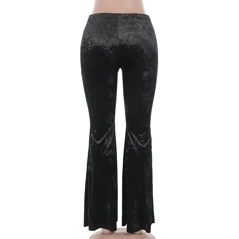 Gothic Grunge Velvet Pants - 3