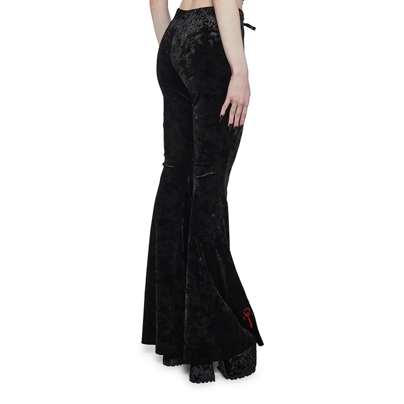 Gothic Grunge Velvet Pants - 15