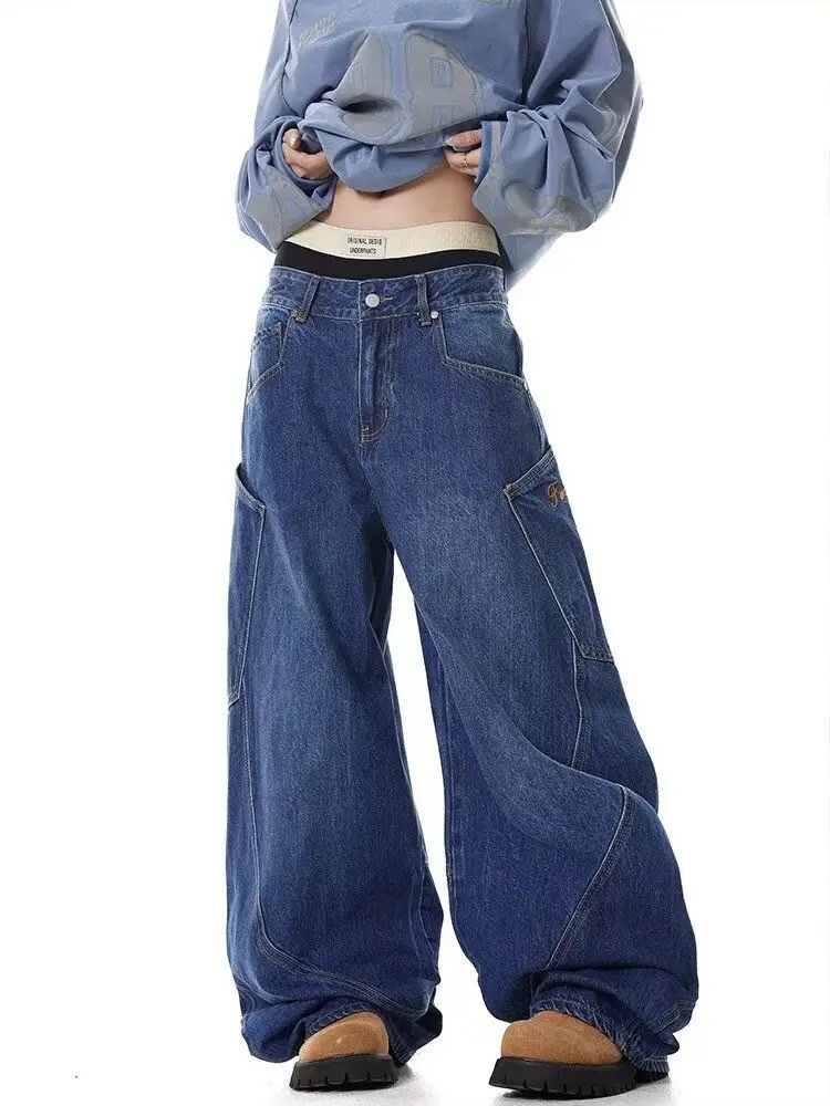 Skater Girl Baggy Cargo Pants - 2
