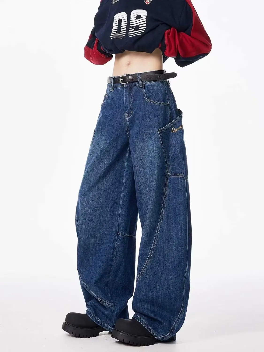 Skater Girl Baggy Cargo Pants - 8