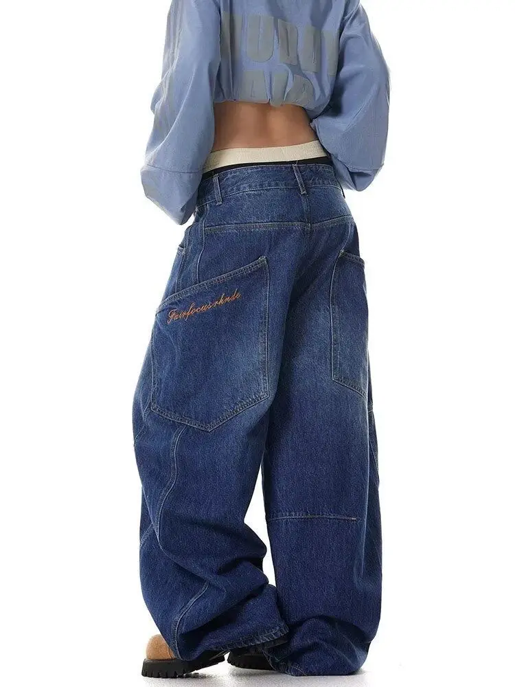Skater Girl Baggy Cargo Pants - 3