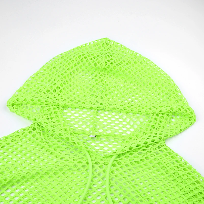 Gothic Punk Fishnet Crop Top