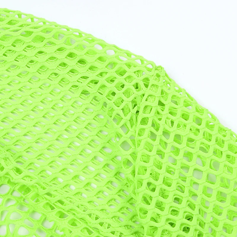 Gothic Punk Fishnet Crop Top