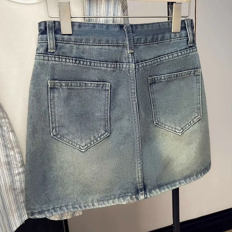 Y2K Denim Mini Skirt - 3