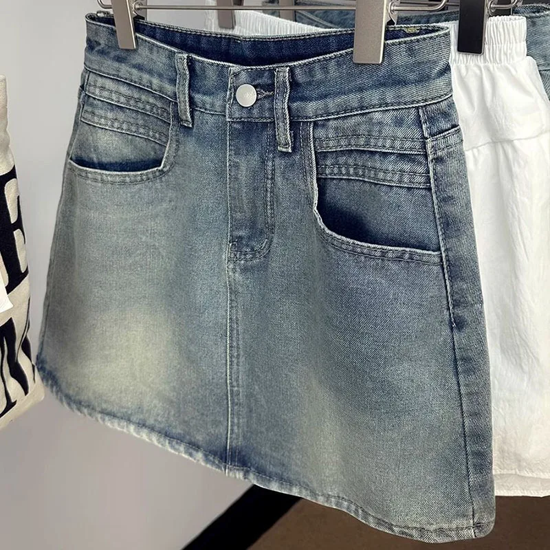 Y2K Denim Mini Skirt - 2