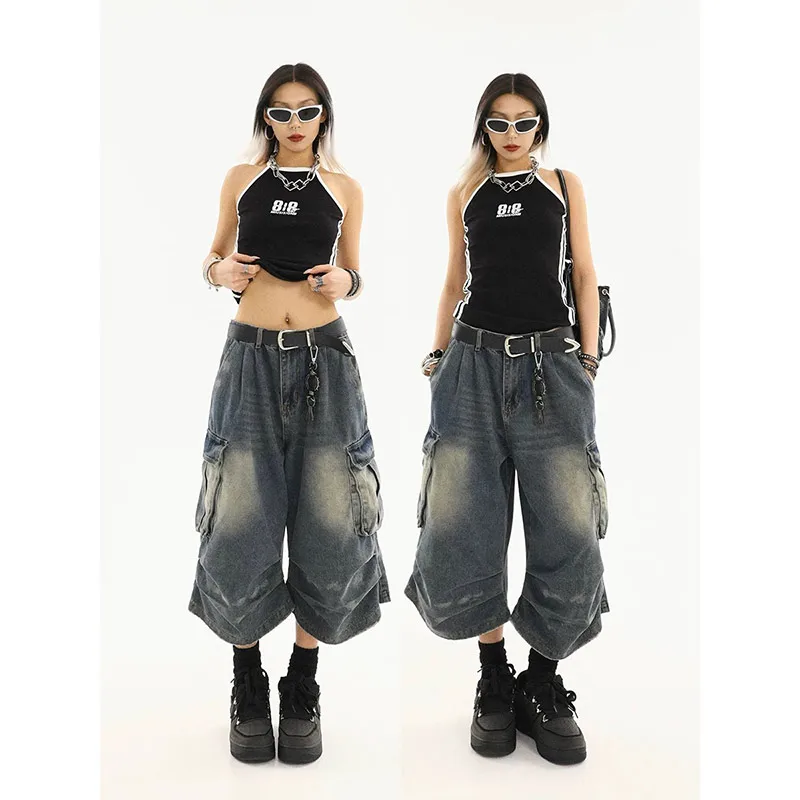 Grunge Streetwear Cargo Pants - 7