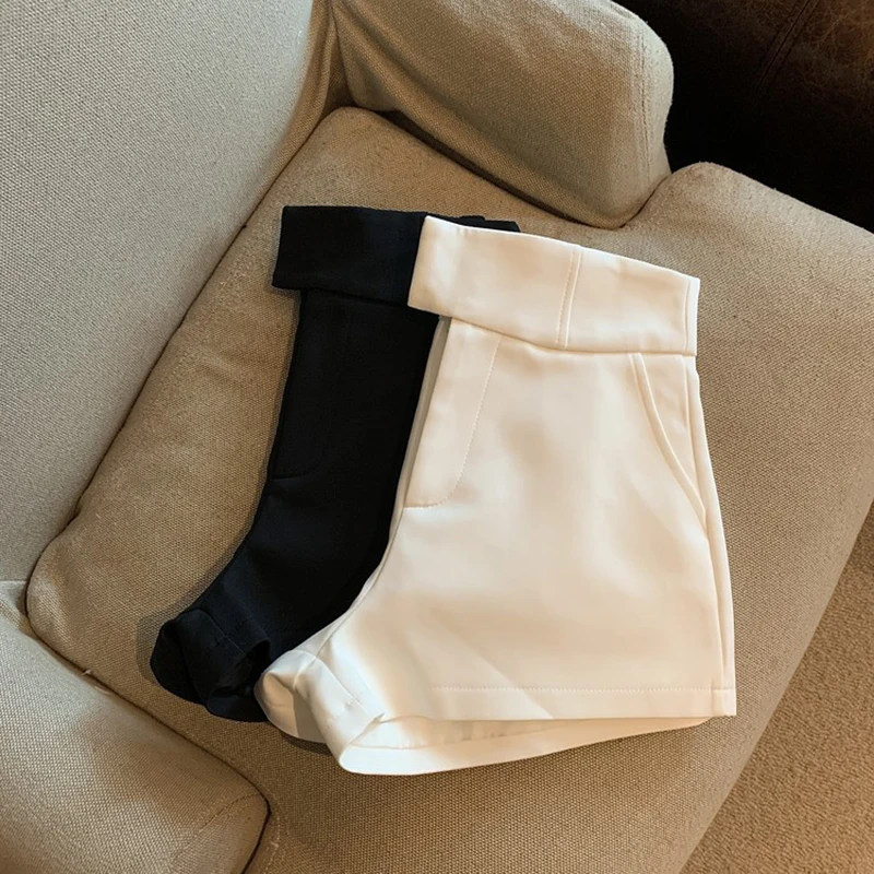 Preppy High-Waisted Paperbag Shorts - 5