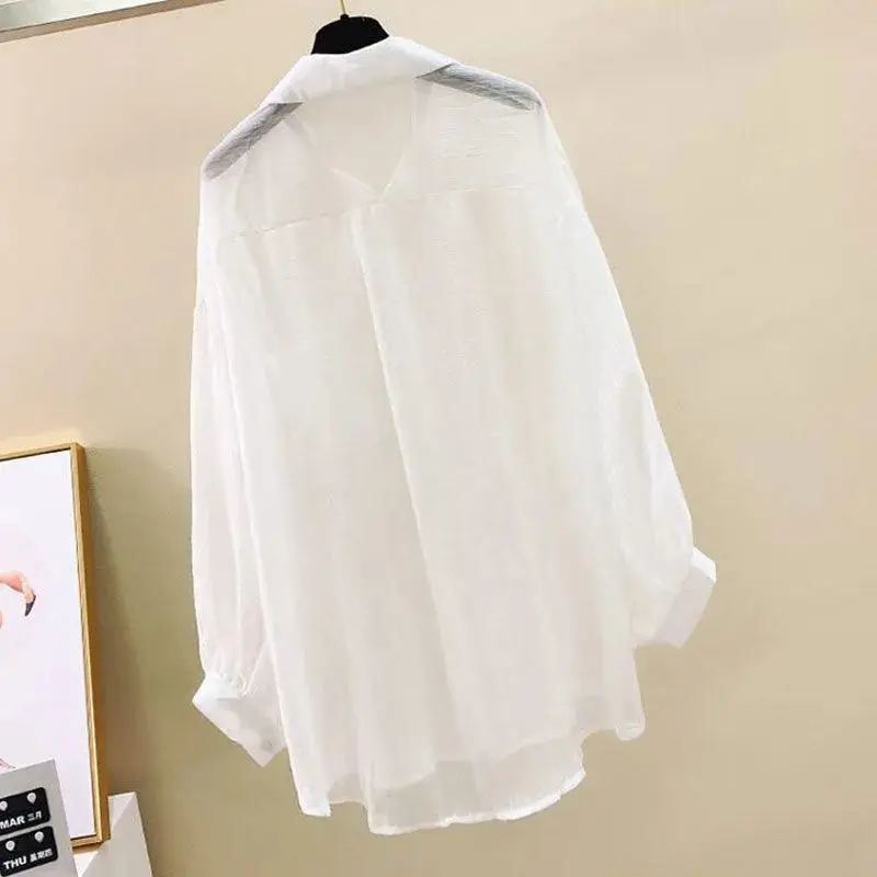 Soft Girl Sheer Oversized Shirt - 5 Soft Girl Sheer Oversized Shirt - 5