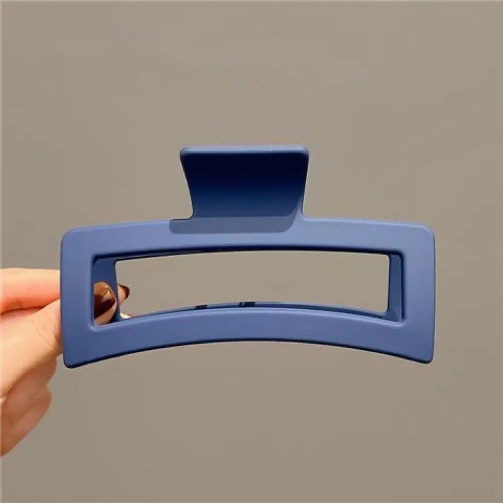 Minimalist Aesthetic Rectangular Hair Claw Clips - 9