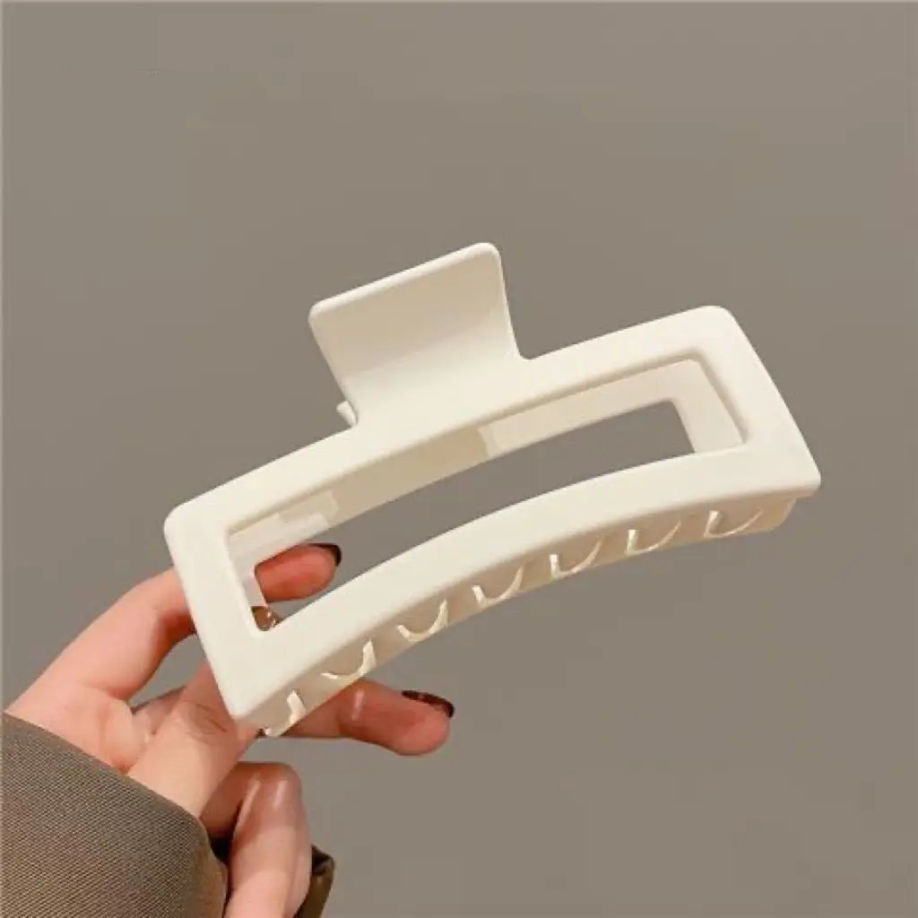 Minimalist Aesthetic Rectangular Hair Claw Clips - 5