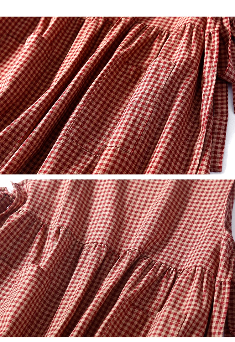 Cottagecore Gingham Tiered Dress - 7 Cottagecore Gingham Tiered Dress - 7