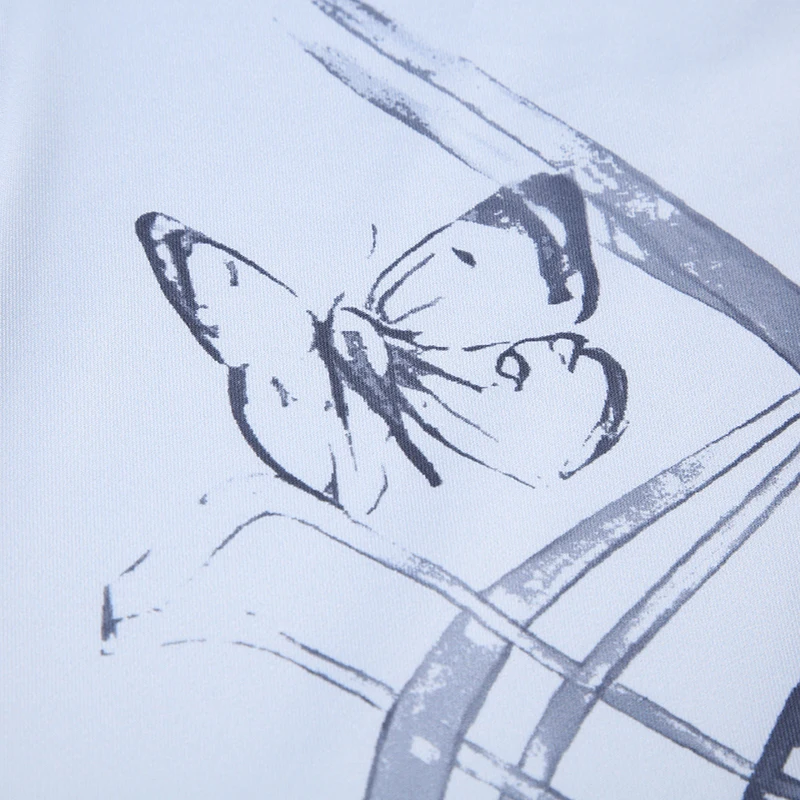 Mermaidcore Skeleton Print Maxi Dress - 4 Mermaidcore Skeleton Print Maxi Dress - 4