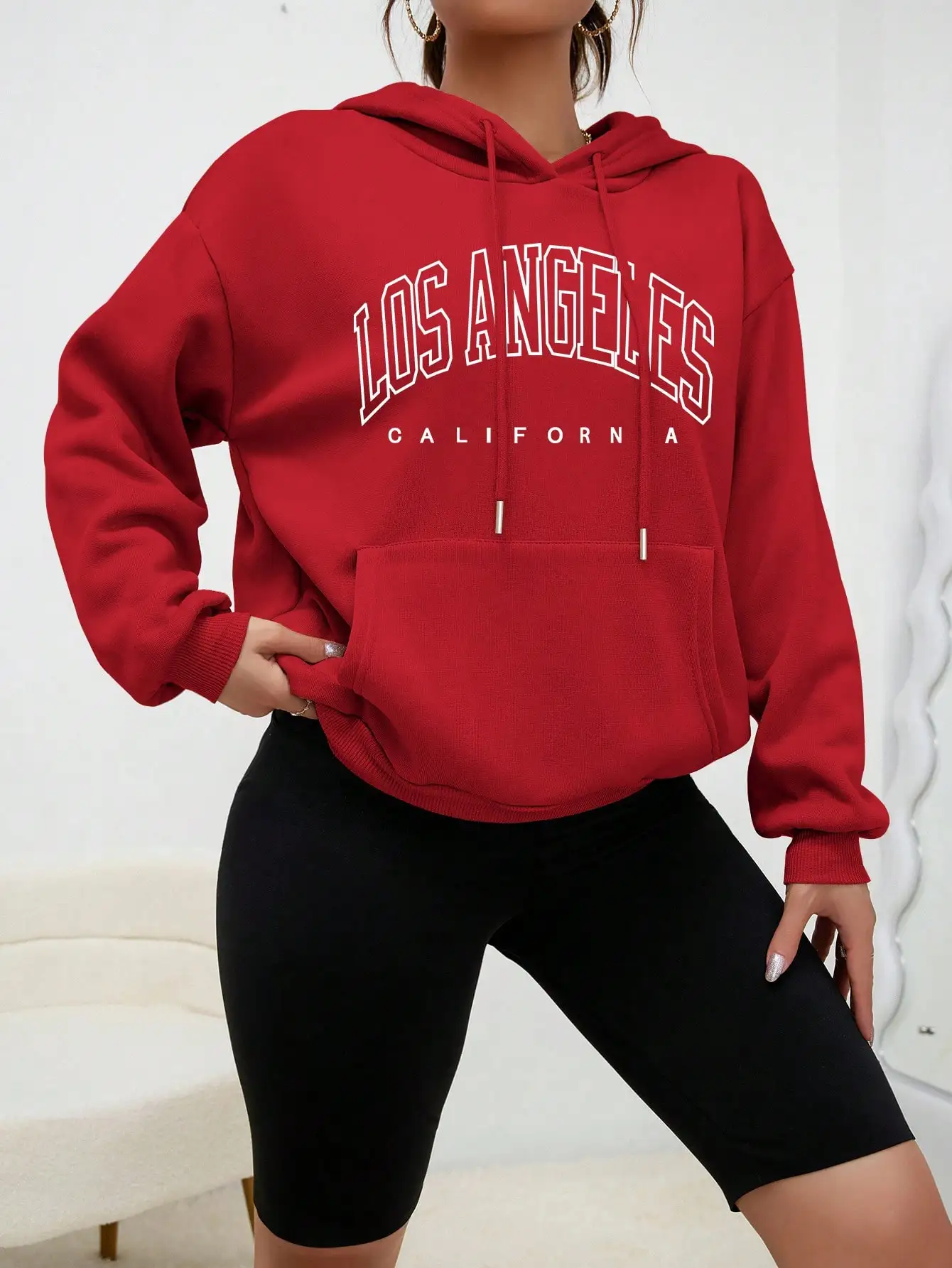 Y2K Sporty Vintage Los Angeles Hoodie - 4