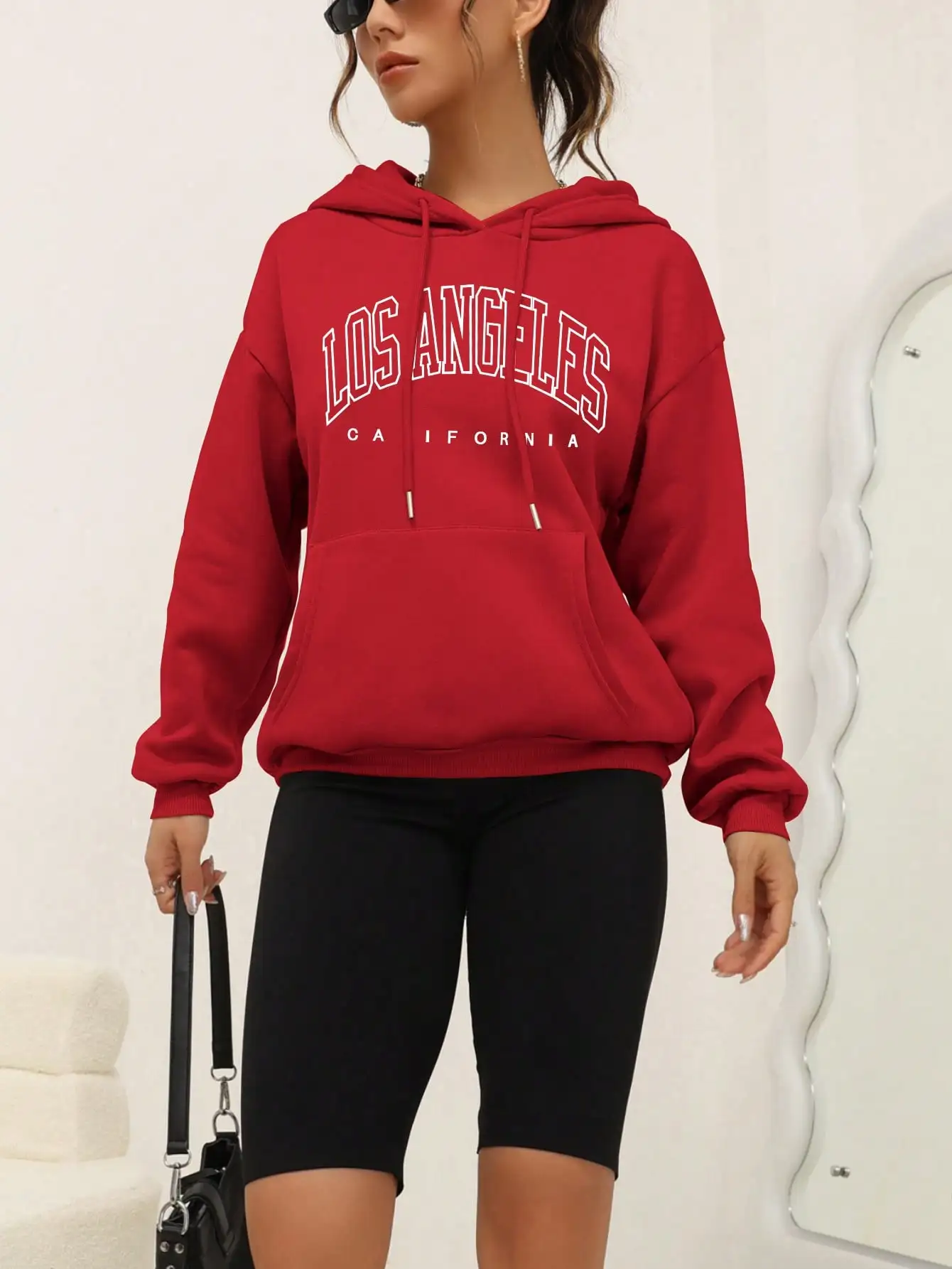 Y2K Sporty Vintage Los Angeles Hoodie - 5