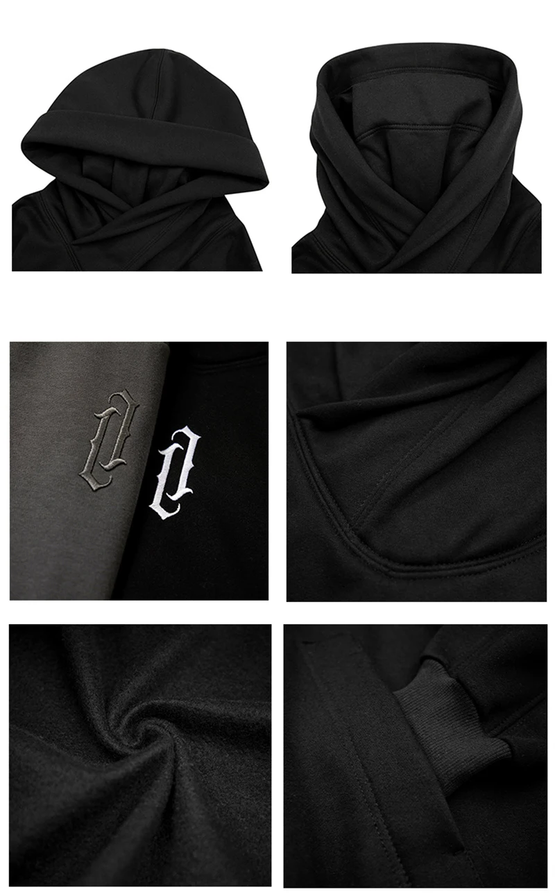 Techwear Cyberpunk Oversized Hoodie - 3