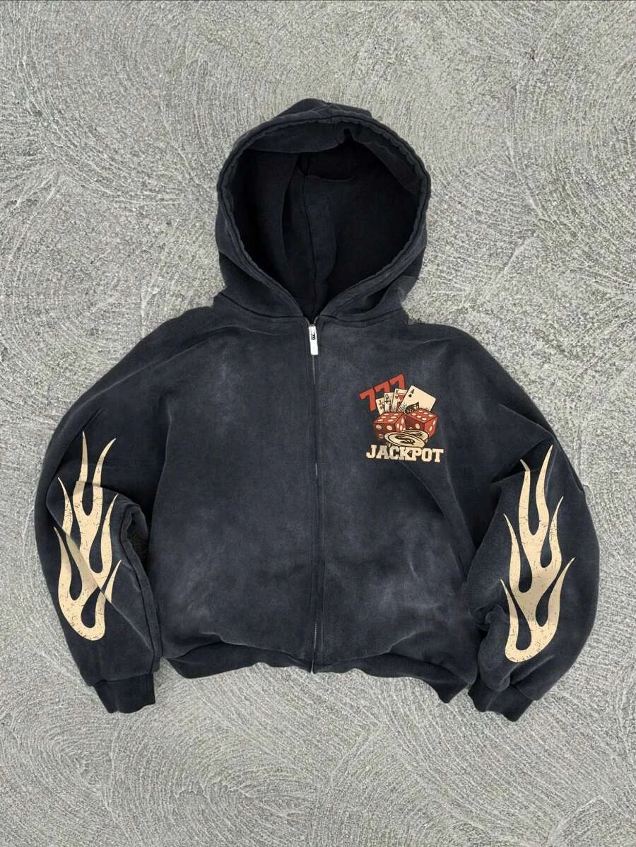 Y2K Vintage Varsity Hoodie - 6