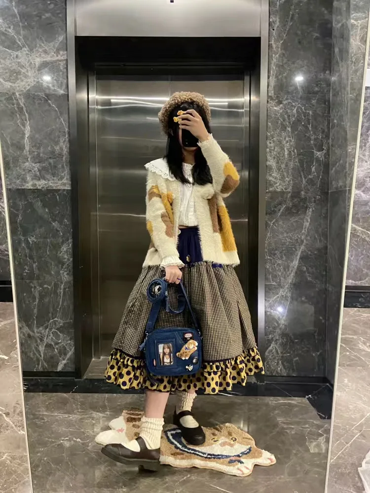 Vintage Denim Crossbody Bag - 9