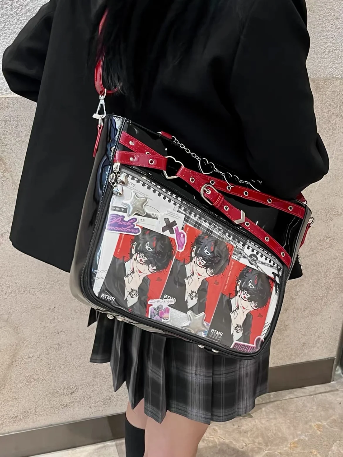 Y2k Gothic Aesthetic Underarm Bag - 4