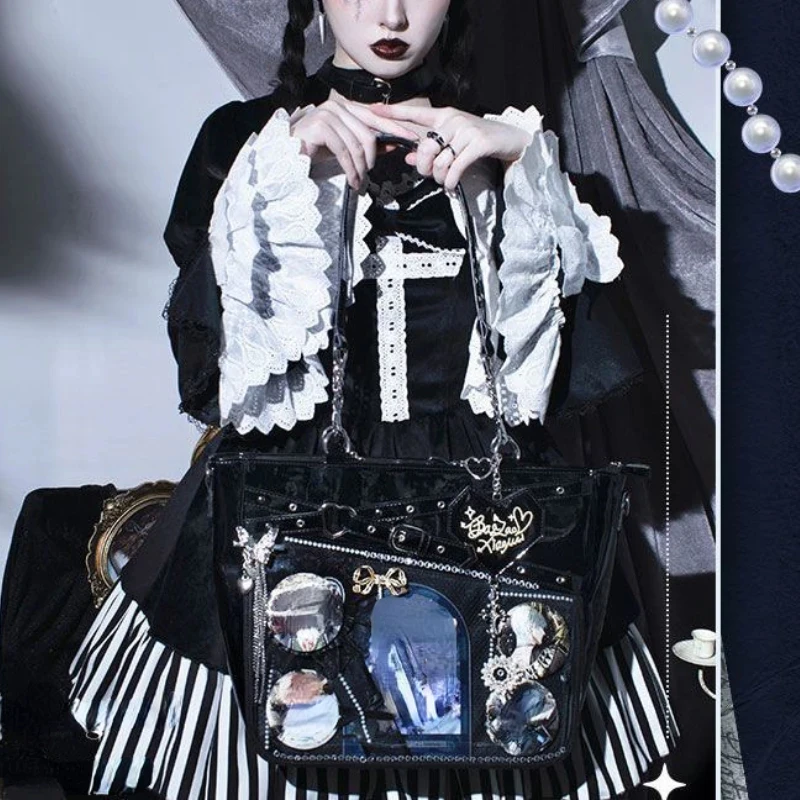 Y2k Gothic Aesthetic Underarm Bag - 9