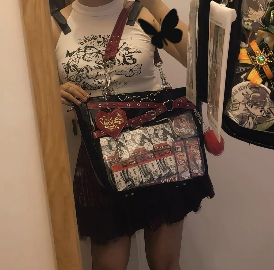 Y2k Gothic Aesthetic Underarm Bag - 5