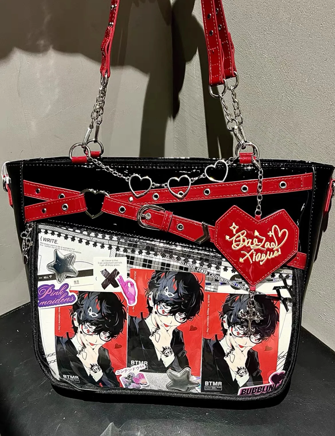 Y2k Gothic Aesthetic Underarm Bag - 1