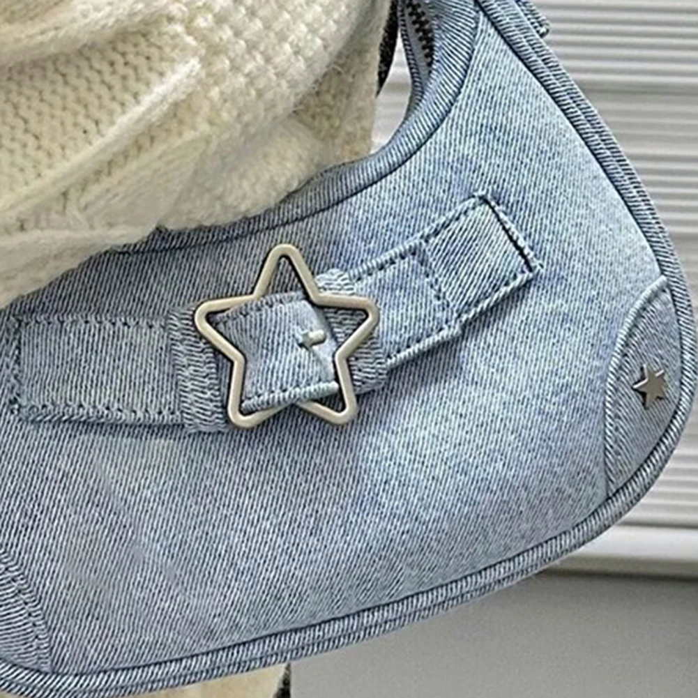 Y2K Aesthetic Underarm Bag with Star - 12 Y2K Aesthetic Underarm Bag with Star - 12